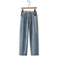 High Waist Denim Pants Unisex
