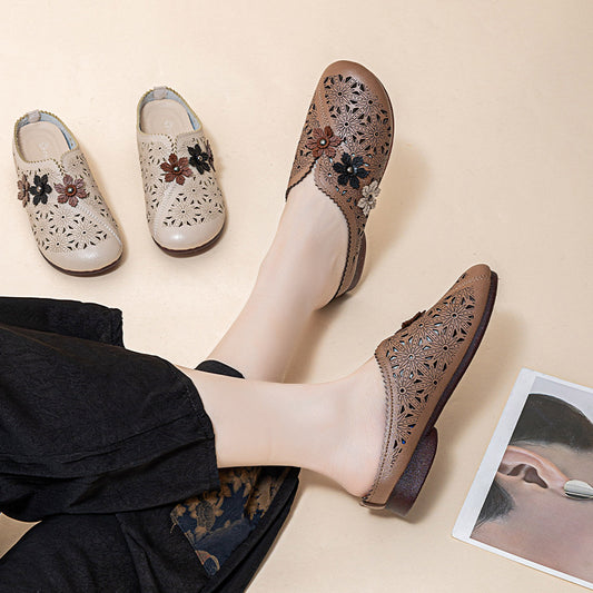 Non-Slip Women's Leather Shoes