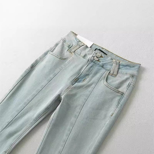 Women's Slim Wide Leg Trousers