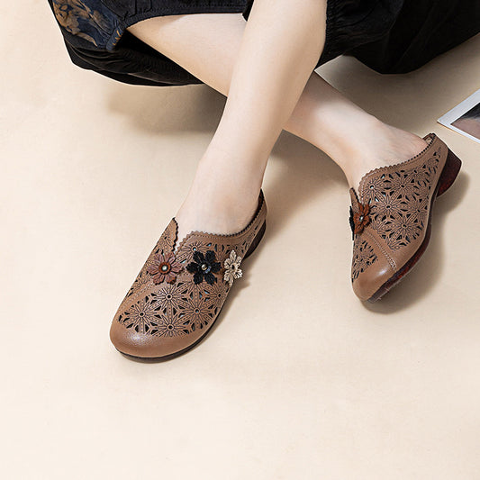 Non-Slip Women's Leather Shoes