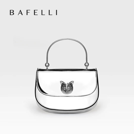 BAFELLI 2023 CAT STYLE LUXURY LEATHER EVENING BAG