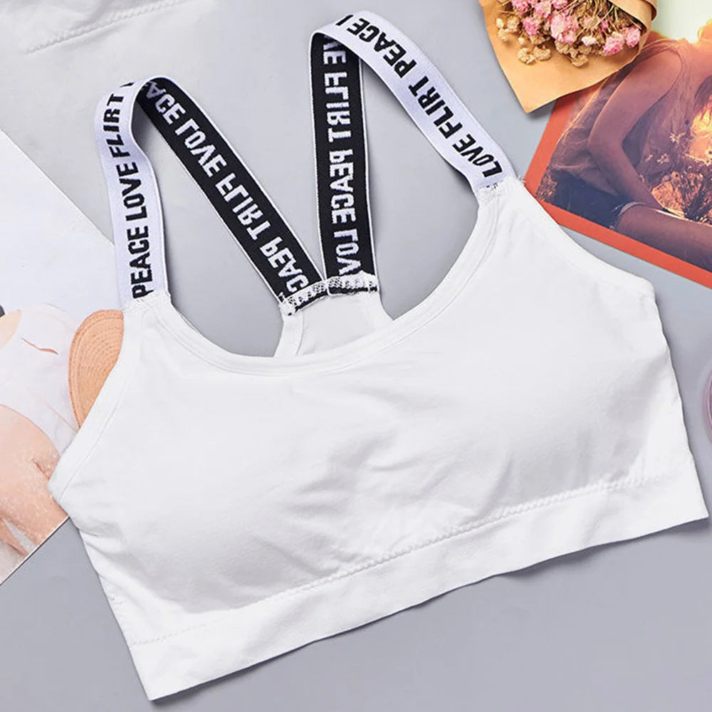 Letter Strap Back Underwear Women