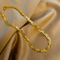 DIEYURO 316L Snake Chain Necklace