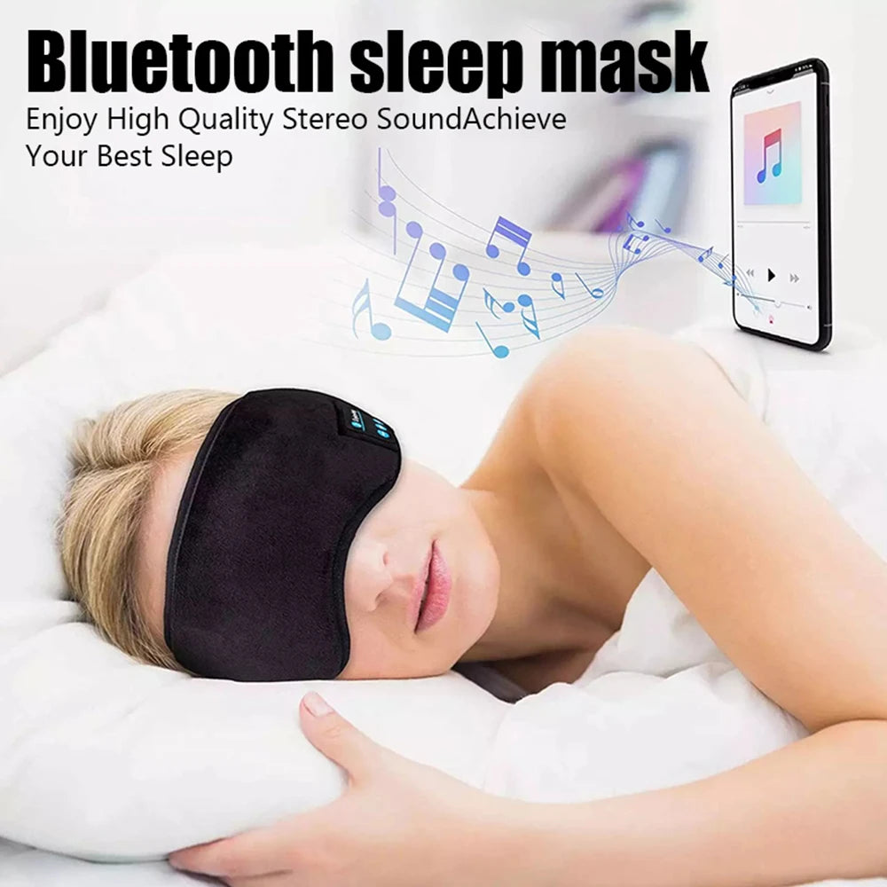 Sleeping Headband Eye Mask Wireless Bluetooth Headset