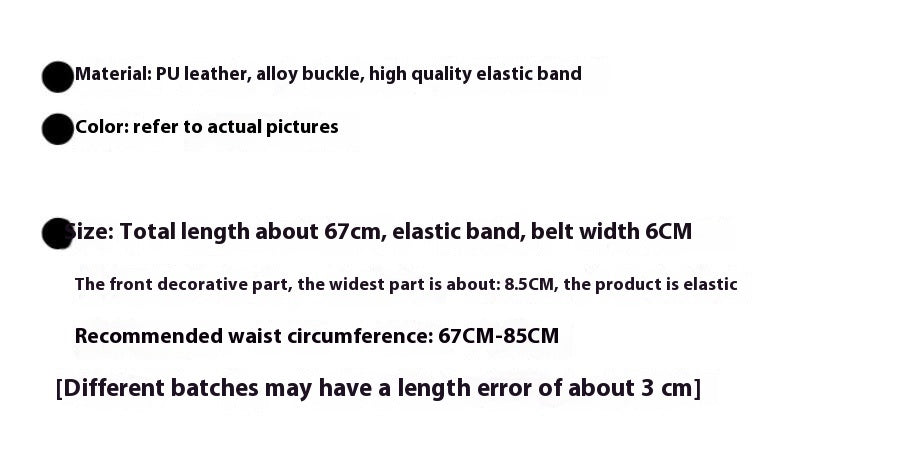Women's Stretch Belt Accessories