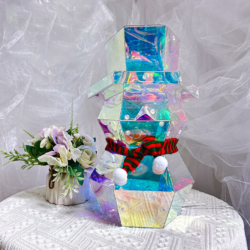 LED Glow Santa Claus Snowman