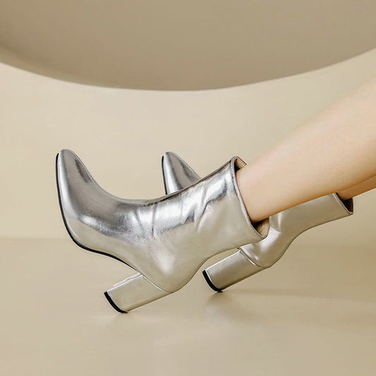 Women's High Heel Middle Boots