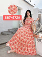 Women's Silk Floral Dress