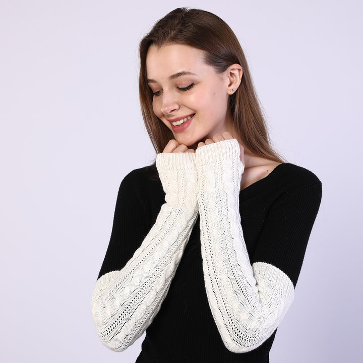 Warm Fingerless Sleeve Arm Cover