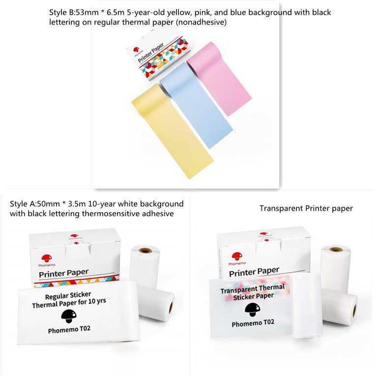 Portable Thermal Label Printer