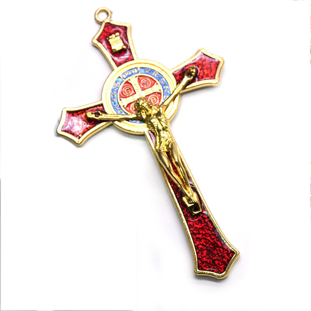 Metal Dripping Oil Cross